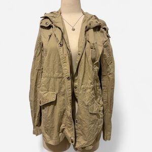 Love Tree Utility Jacket in Tan
